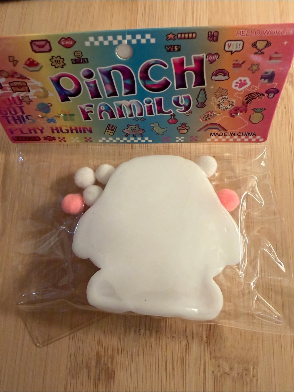 Pinch Family kawaii animal-themed-white bunny - Picture 2 of 2